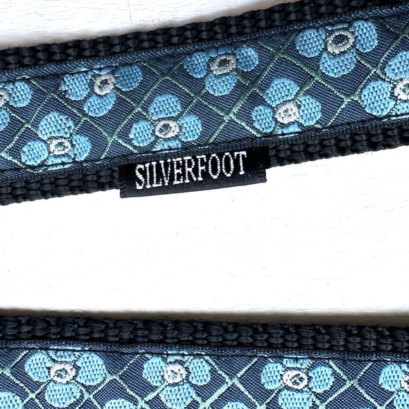 Silverfoot - Blue and Black Floral Belt - Picture 5 of 5